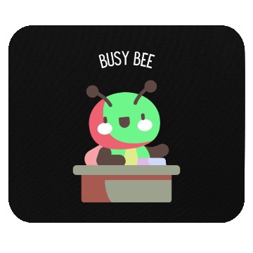 Discover Funny Busy Bee Mouse Pads