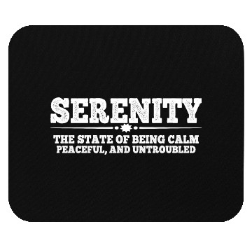 Discover Serenity, Being Calm, Peaceful, And Untroubled 4 Mouse Pads