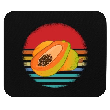 Discover Retro Papaya Mouse Pads