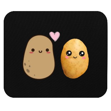 Discover I love you potato Mouse Pads