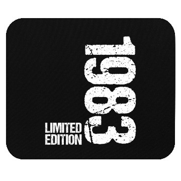 Discover 40 Years Vintage 1983 Retro 40th Birthday Mouse Pads