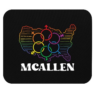 Discover McAllen Pride Month Pride Flag LGBT Community LGBT Mouse Pads