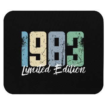 Discover 40 Years Vintage 1983 Retro 40th Birthday Mouse Pads