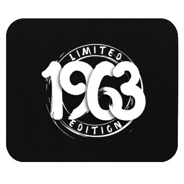 Discover 60 Years Vintage 1963 Retro 60th Birthday Mouse Pads