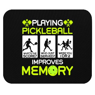 Discover Playing Pickleball Improves Memory Dink Player Mouse Pads