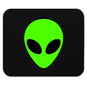 Discover Alien Head Pocket Patch Area 51 Mouse Pads
