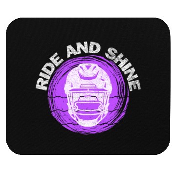 Discover Ride And Shine American Football Men Women Vintage Mouse Pads