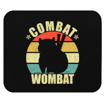 Discover Combat Wombat For A Wombats Lover Mouse Pads
