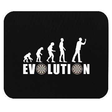 Discover Evolution of Humanity and Dartboards Mouse Pads