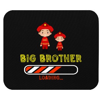 Discover Big brother fire truck fireman Mouse Pads