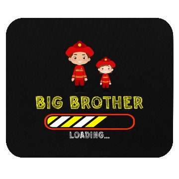 Discover Big brother fire truck fireman Mouse Pads