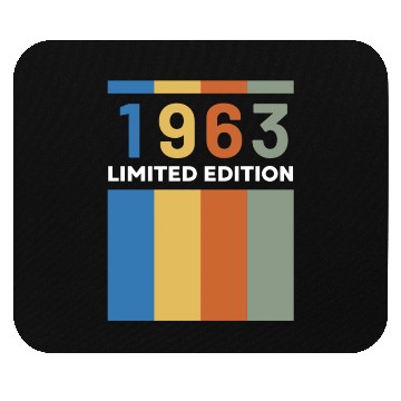 Discover 60 Years Vintage 1963 Retro 60th Birthday Mouse Pads