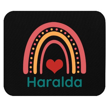 Discover Haralda Vintage Boho Rainbow Mouse Pads