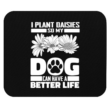 Discover Daisy Gardening Dog Mouse Pads