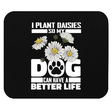 Discover Daisy Gardening Dog Mouse Pads