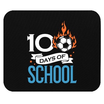 Discover 100 Days Of School Soccer Football Athletic Mouse Pads