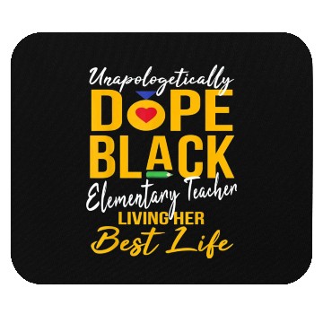 Discover elementary teacher Afro Pride Mouse Pads