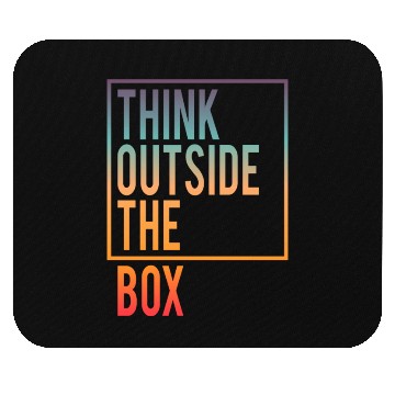 Discover Think outside the Box Mouse Pads
