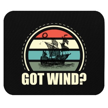 Discover Got Wind Ocean Boating Nautical Sailing Sailor Mouse Pads