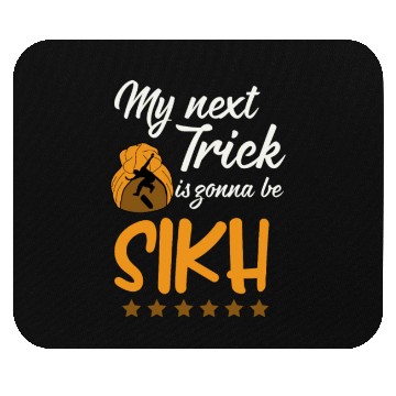Discover My Trick Will Be Sikh Skateboarding Mouse Pads