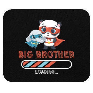Discover Big brother super hero panda elephant Mouse Pads