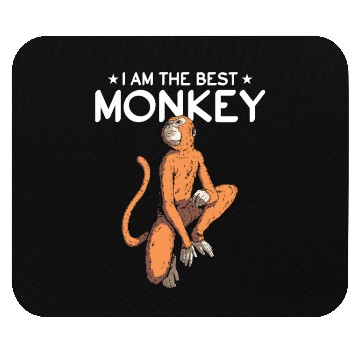 Discover Chimpanzee Monkey Orangutan Monkey - I Am The Best Mouse Pads