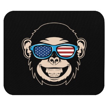 Discover Chimpanzee Monkey Orangutan Monkey Head Mouse Pads