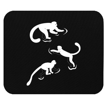 Discover Chimpanzee Orangutan Monkeys - Cute Monkeys Mouse Pads