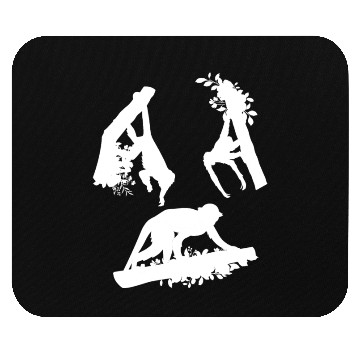 Discover Chimpanzee Orangutan Monkey Flowers Monkeys Mouse Pads