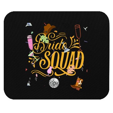 Discover Bachelorette cowgirl disco 80s party Mouse Pads