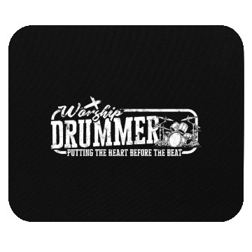 Discover drumsticks Drum Music Christian Drummer church Mouse Pads
