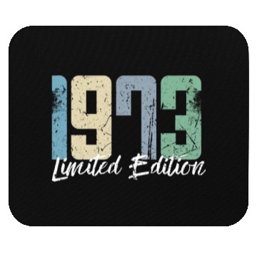 Discover 50 Years Vintage 1973 Retro 50th Birthday Mouse Pads