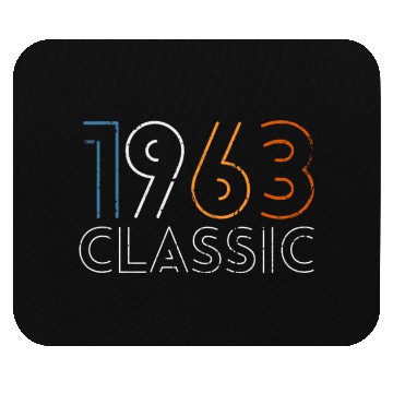 Discover 60 Years Vintage 1963 Retro 60th Birthday Mouse Pads