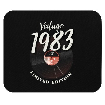 Discover 40 Years Vintage 1983 Retro 40th Birthday Mouse Pads