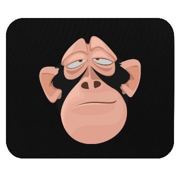 Discover Monkey face Mouse Pads