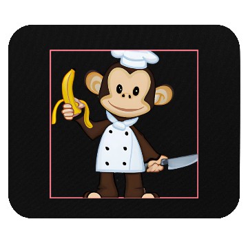 Discover Banana monkey cooks Mouse Pads