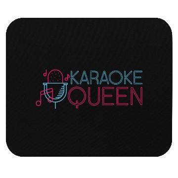 Discover Karaoke Singer 80s Retro Karaoke Mouse Pads