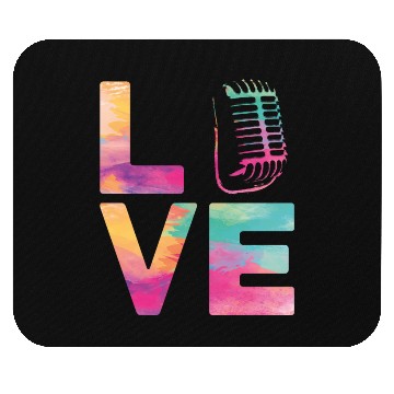 Discover Karaoke Singer Microphone Vocalist Mouse Pads