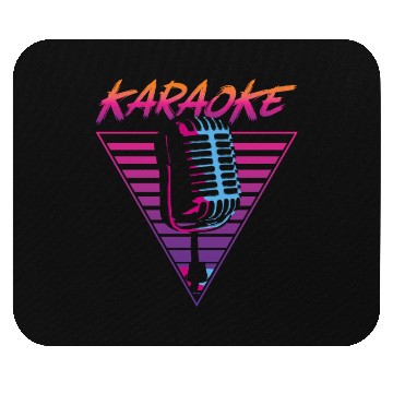 Discover Karaoke Singer Retro 80s 90s Mouse Pads