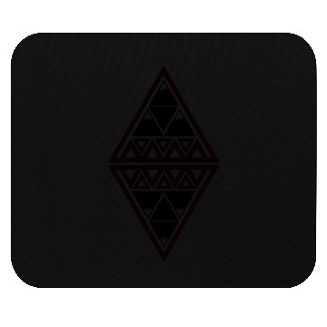 Discover Triangle of mountains Mouse Pads