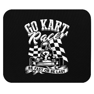 Discover Go Kart Racer Pit Crew Car Racing Karting Mouse Pads