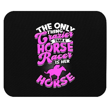 Discover Horse Racing Equestrian Horseback Horse Racer Mouse Pads