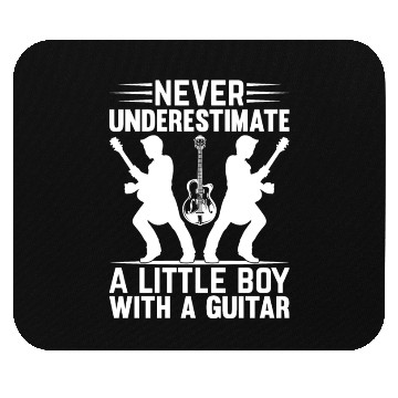 Discover Guitar Player Never Underestimate A Little Boy Wit Mouse Pads