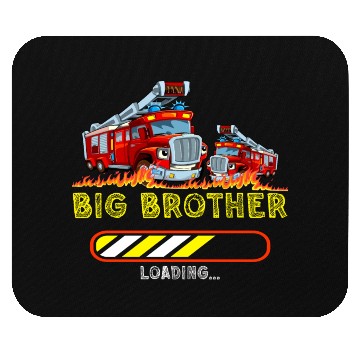Discover Big brother fire truck fireman 2023 Mouse Pads