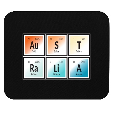 Discover Australia | Periodic Table of Elements Mouse Pads