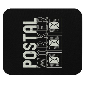 Discover Mailman Mouse Pads, Postal Worker Envelop Mouse Pads, Funny