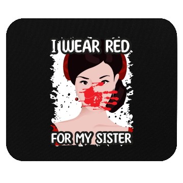 Discover I Wear Red For My Sisters Native American Mouse Pads