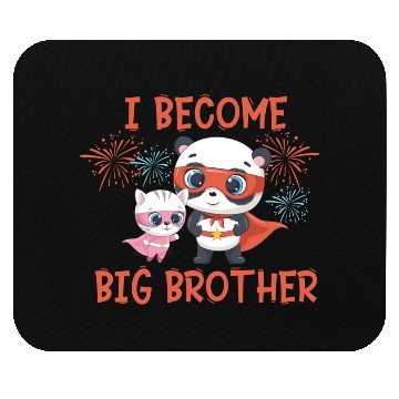 Discover Big brother super hero panda cat 2023 Mouse Pads