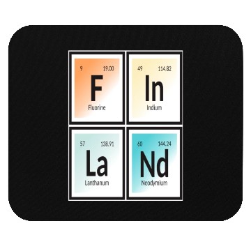 Discover Finland | Periodic Table of Elements Mouse Pads
