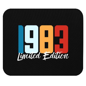 Discover 40 Years Vintage 1983 Retro 40th Birthday Mouse Pads